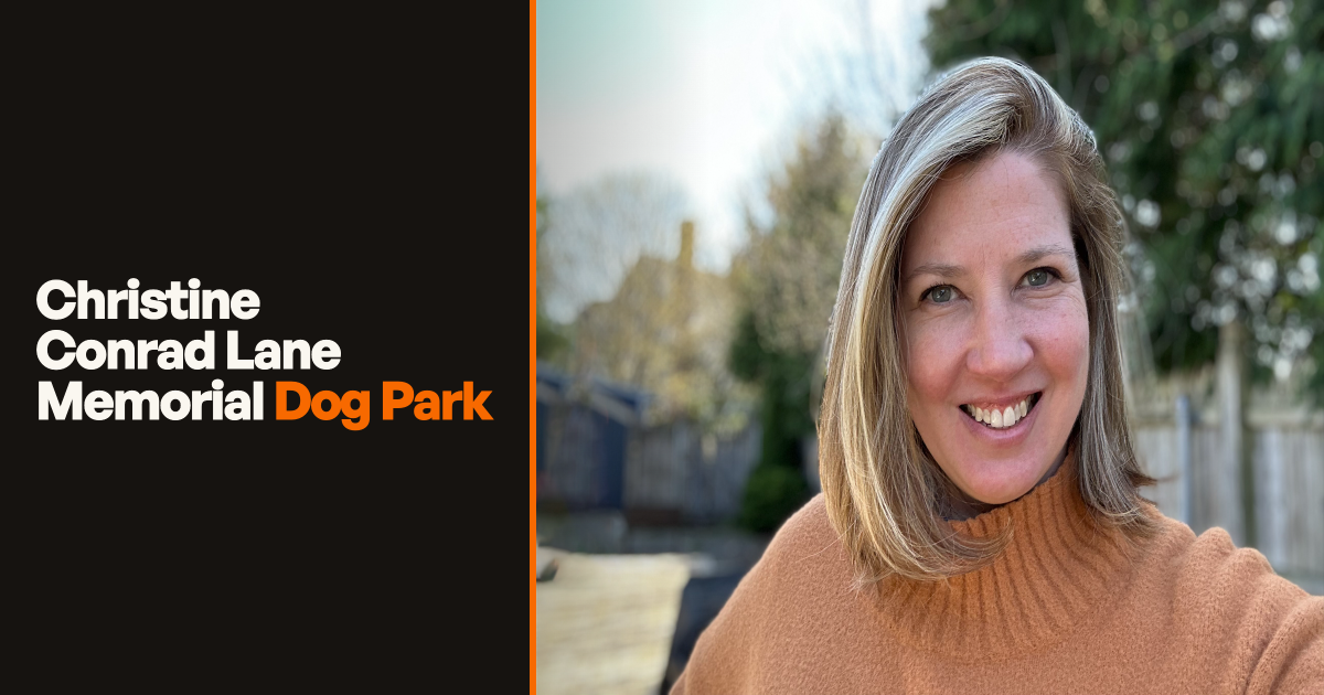 Campaign cover image for Christine Conrad Lane Memorial Dog Park