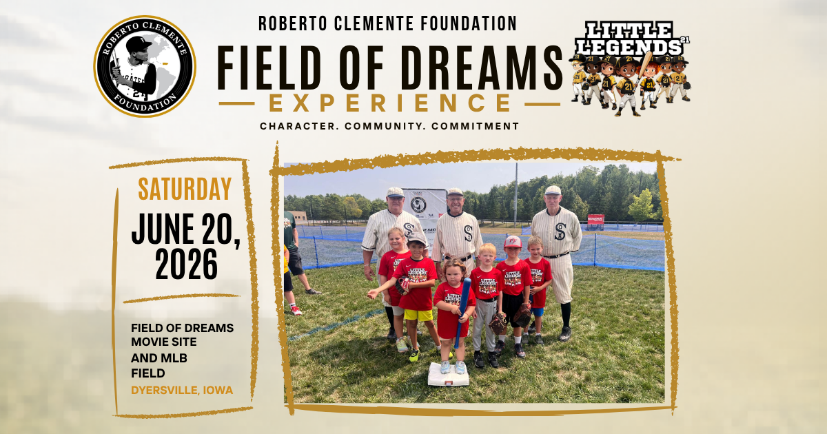 Campaign cover image for Little Legends 21  - Field of Dreams Experience