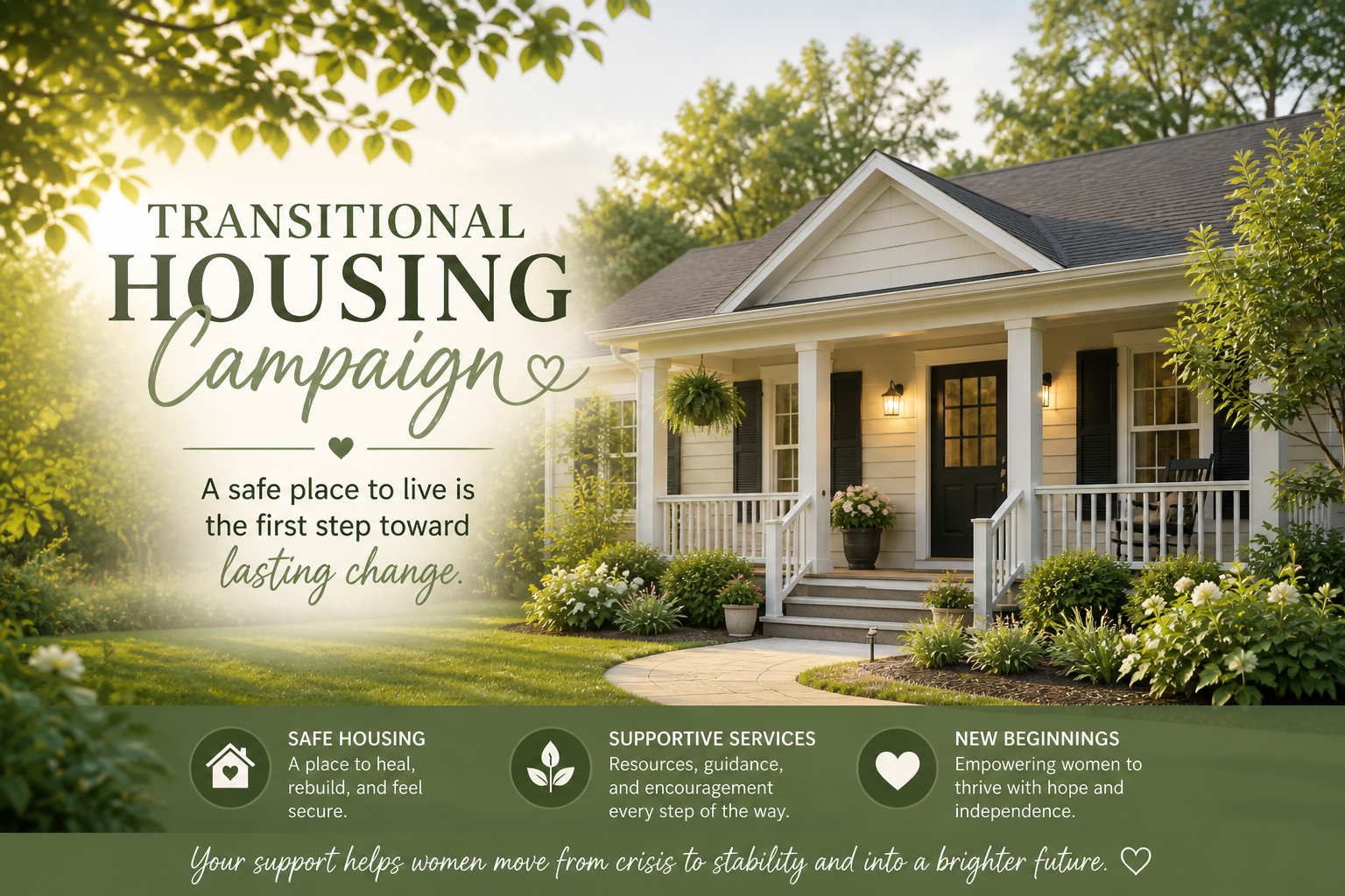 Campaign cover image for Help Launch Our Transitional Home: From Crisis To Community