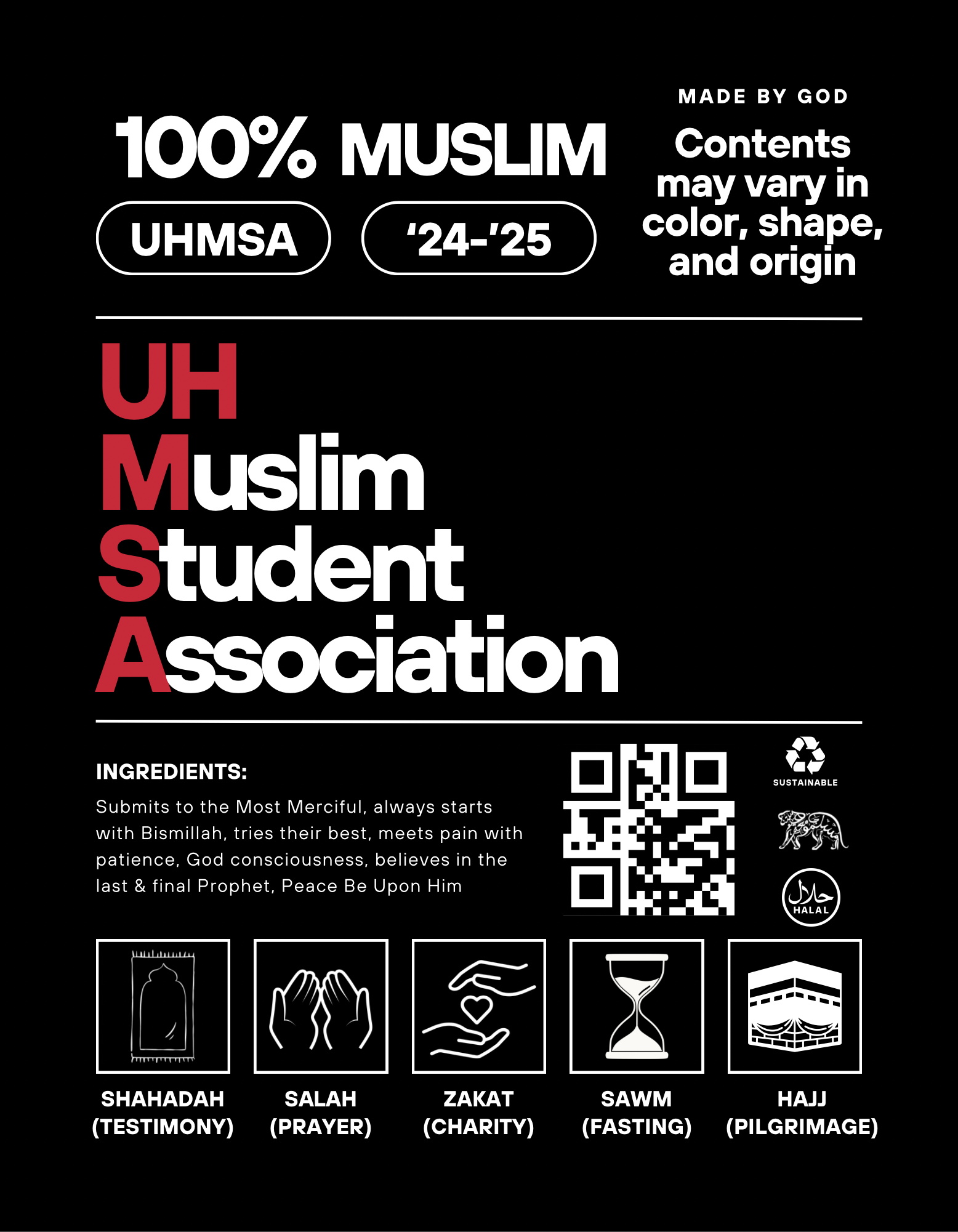 Campaign cover image for UH MSA 2025 Shirts