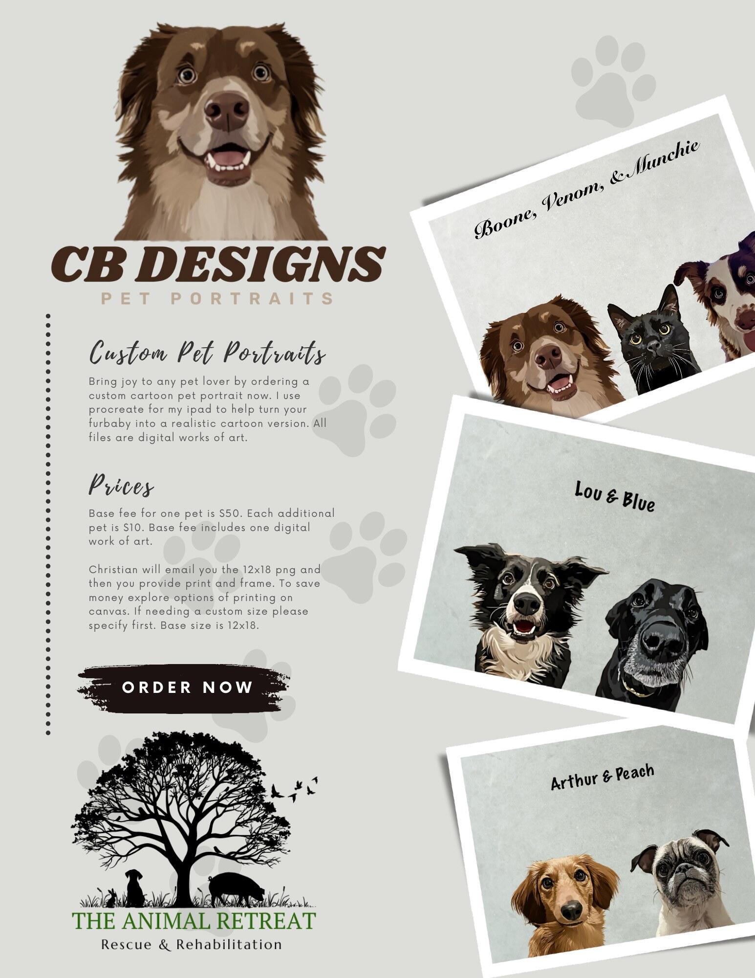 Campaign cover image for Pet Portrait Chirstmas Fundraiser