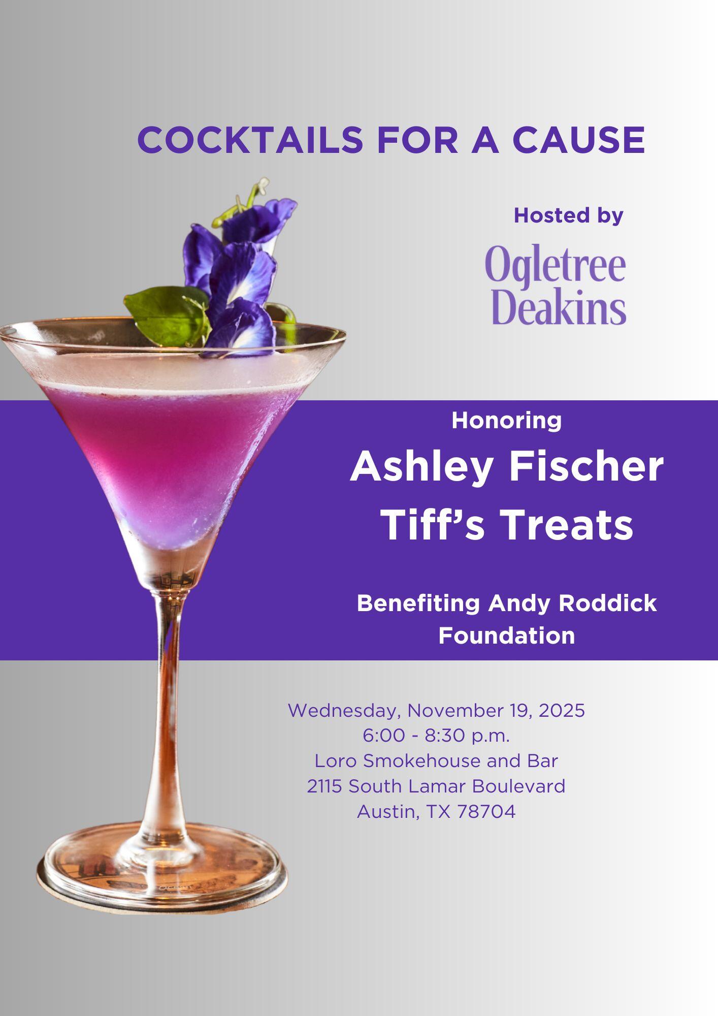 Campaign cover image for Cocktails for a Cause Benefitting the Andy Roddick Foundation
