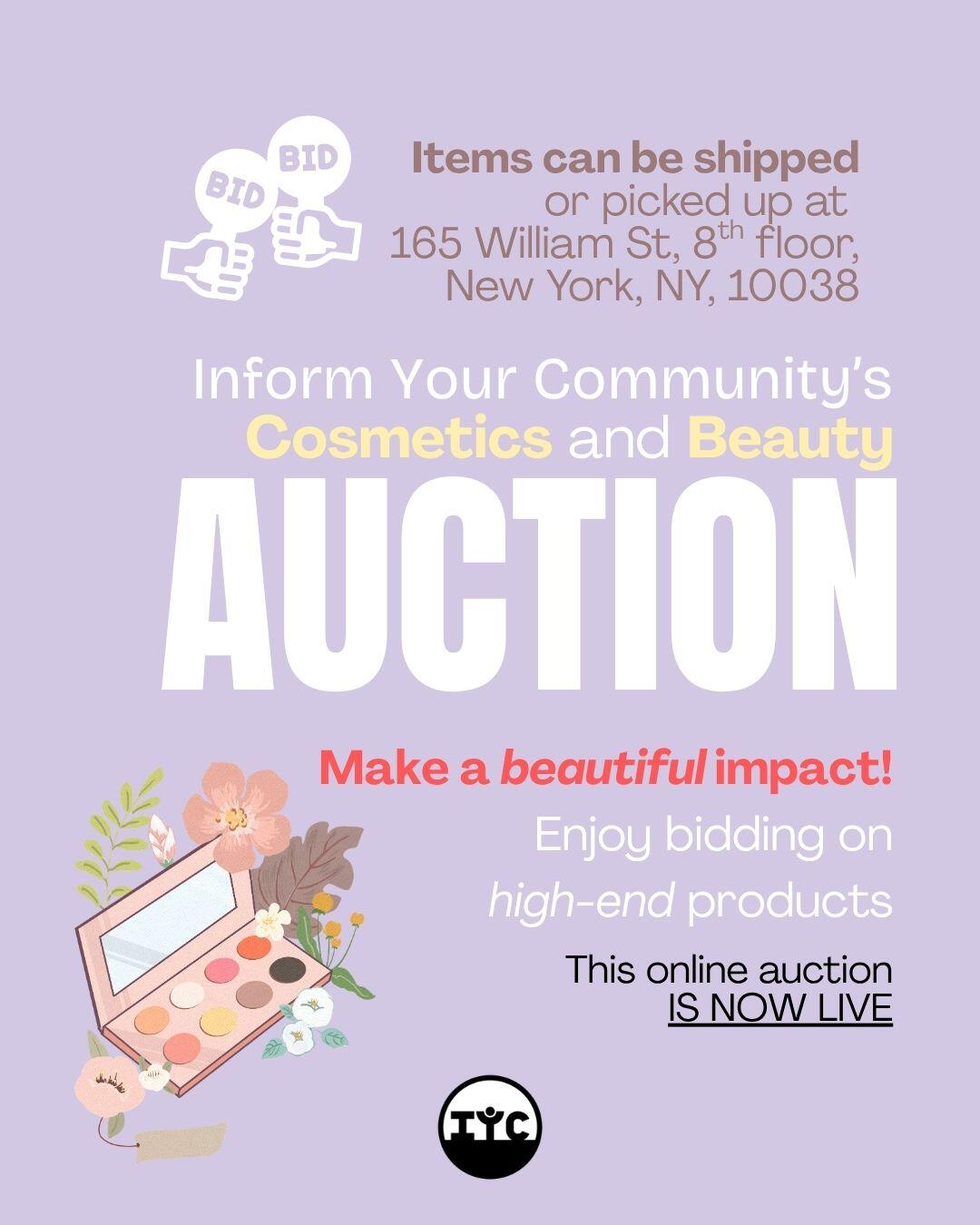Campaign cover image for 2026 Online Auction: Beauty & Cosmetics