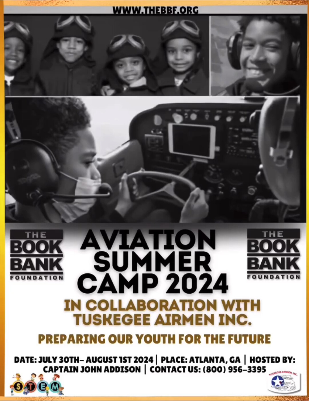 Campaign cover image for Book Bank Aviation Camp