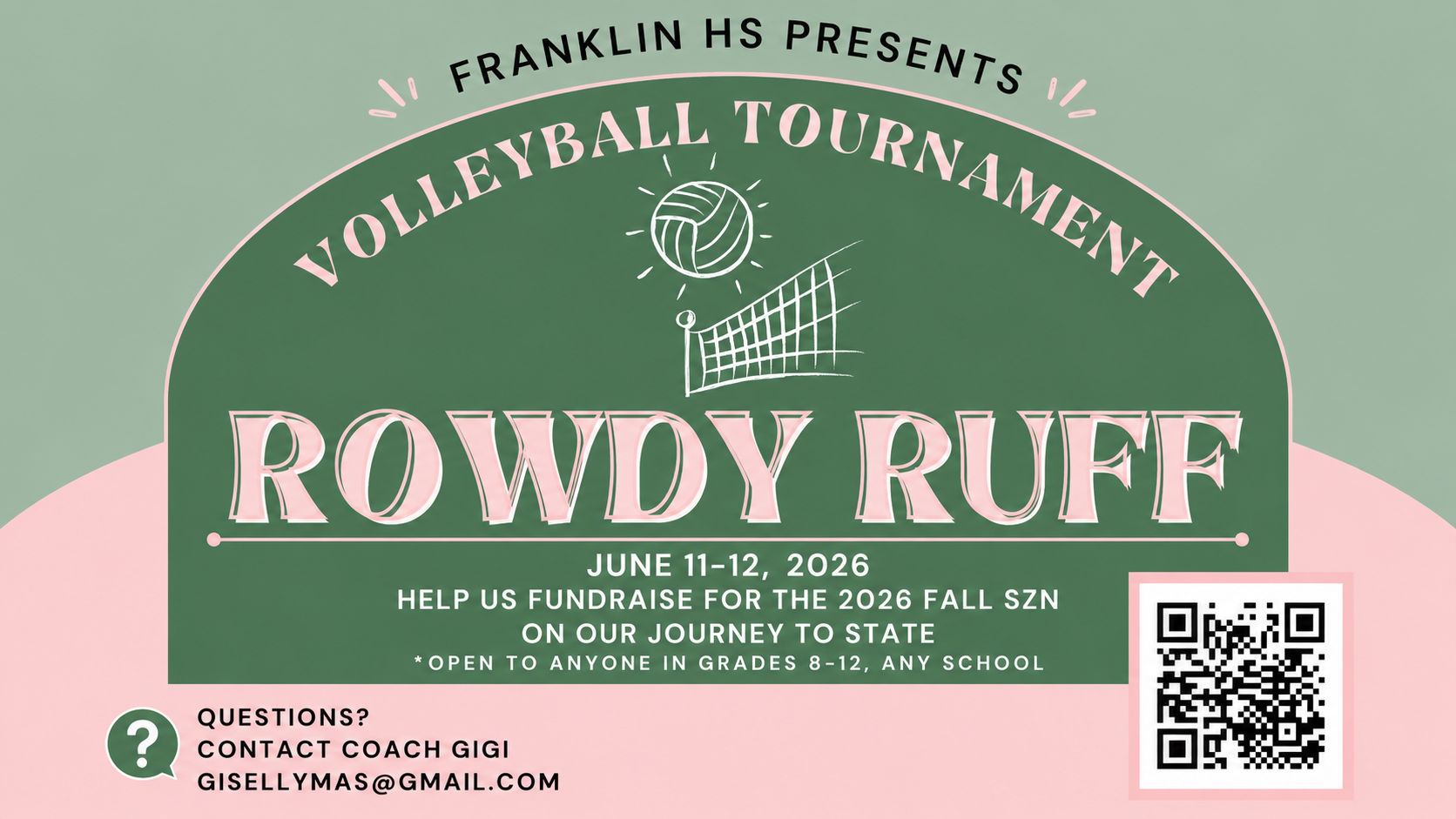 Campaign cover image for Rowdy Ruff Volleyball Tourney 2026