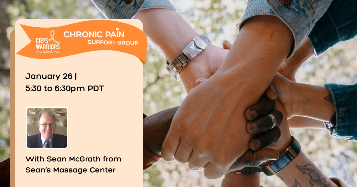 Campaign cover image for RESCHEDULED - 01/26 CWF Chronic Pain Support Group