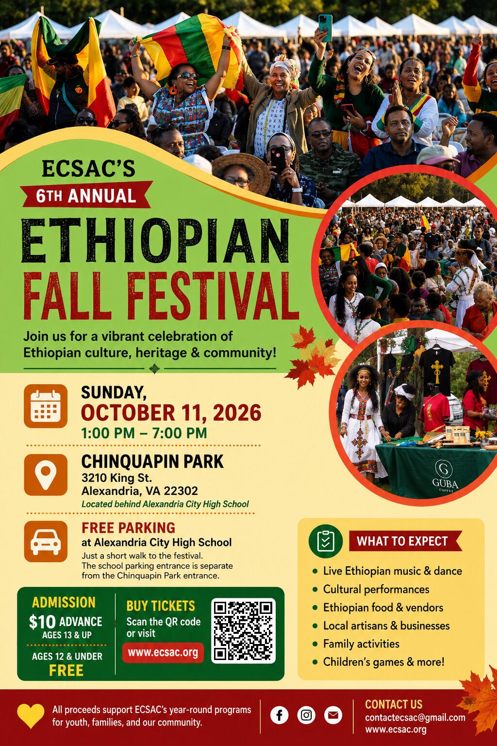 Campaign cover image for 2026 Ethiopian Fall Festival Admission Tickets