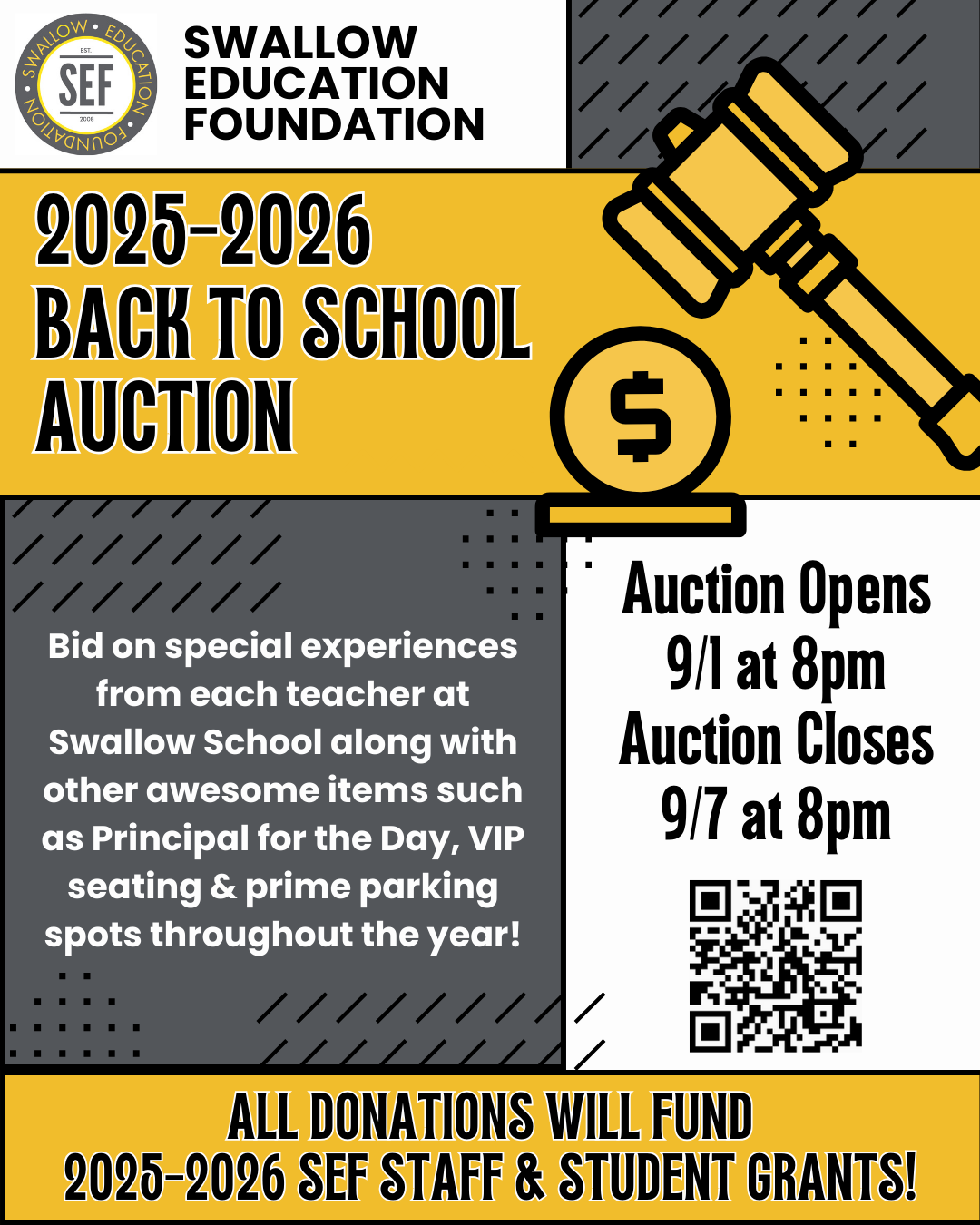 Campaign cover image for 2025-2026 Back to School Auction