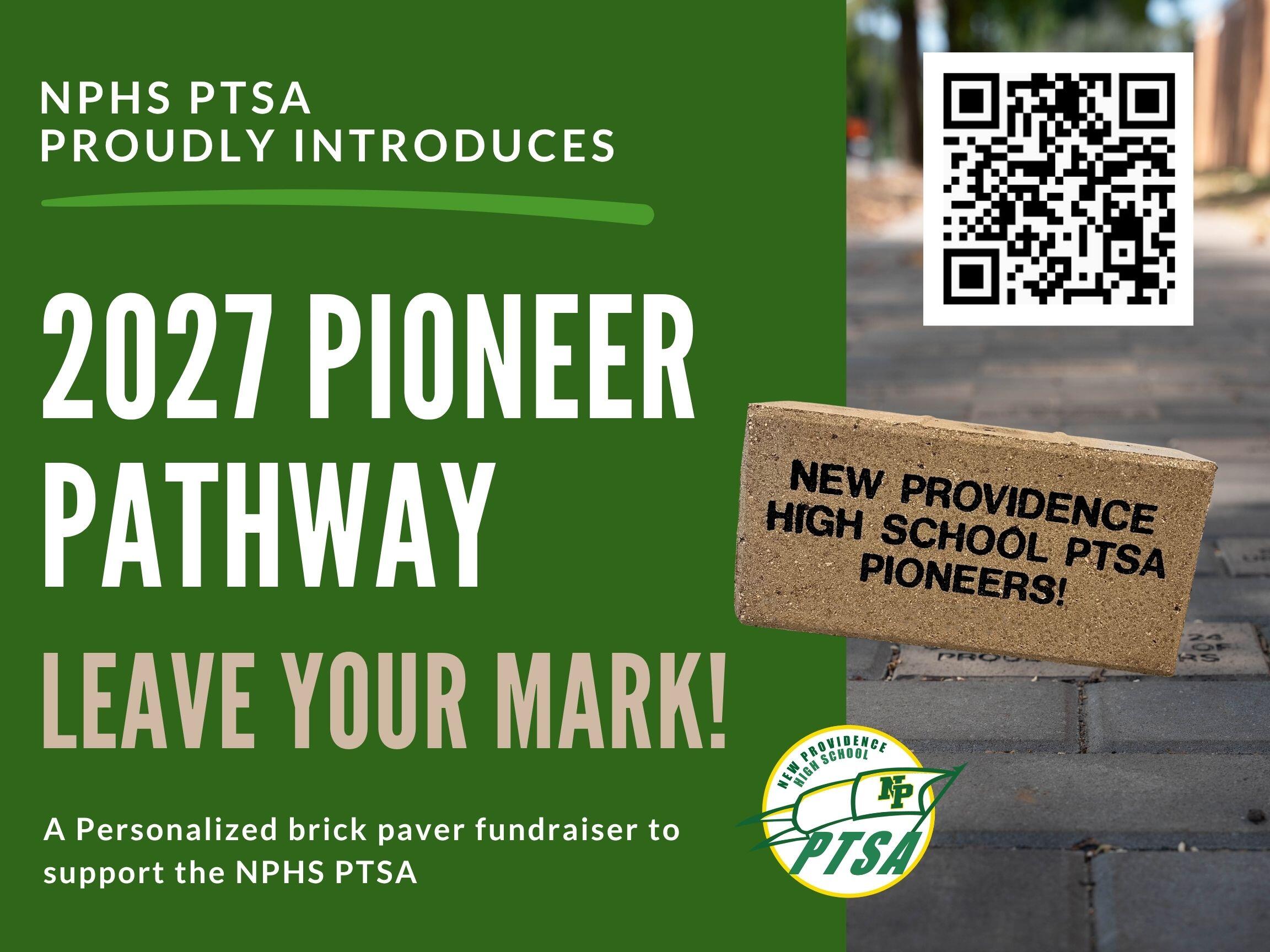 Campaign cover image for 2027 Pioneer Pathway Brick Fundraiser
