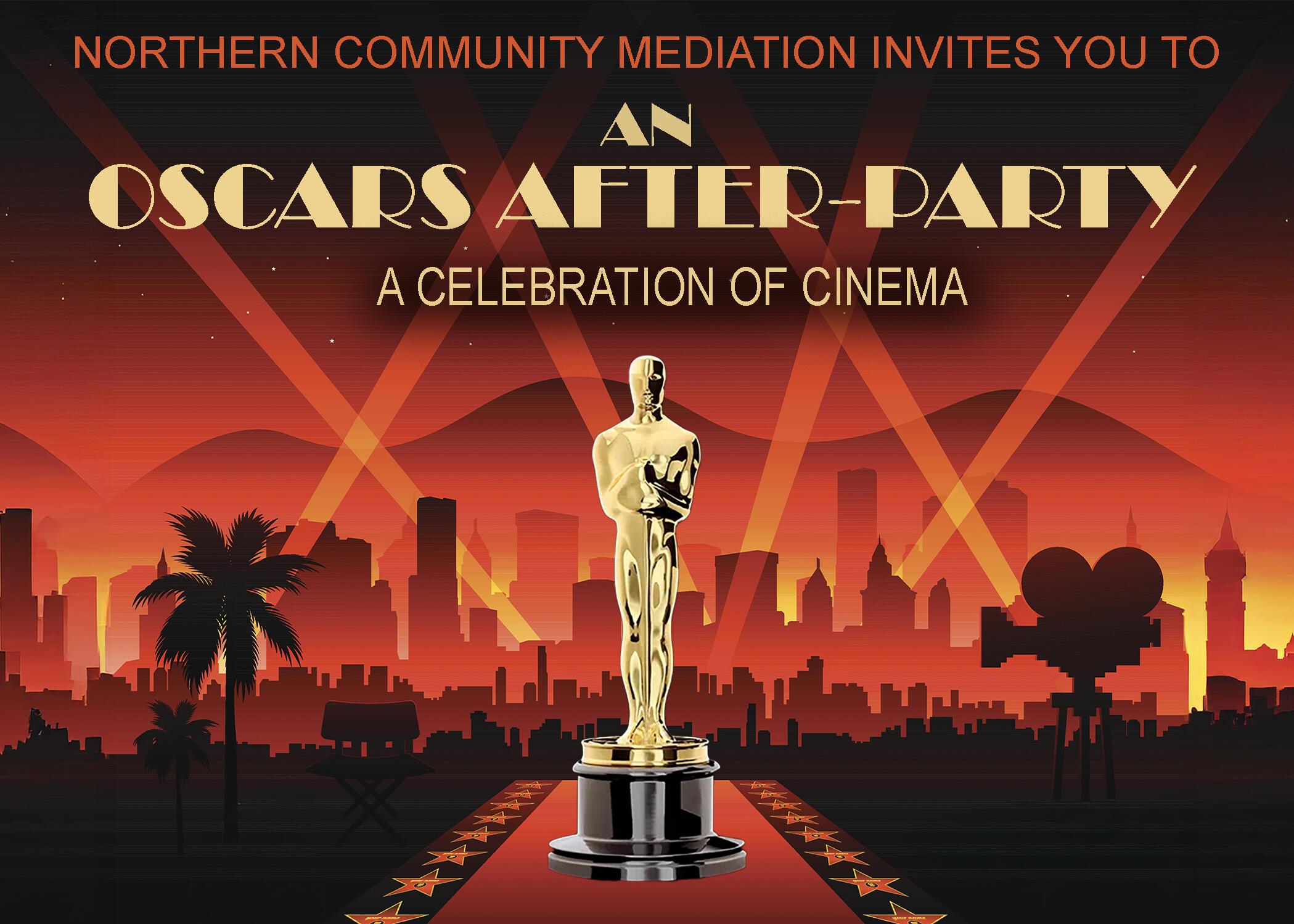 Campaign cover image for Northern Community Mediation's Annual Oscars® After-Party