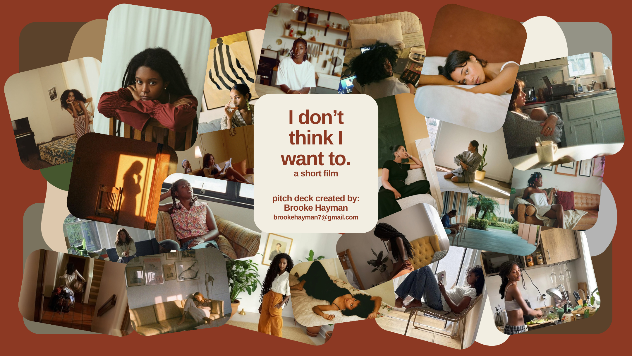 Campaign cover image for "I don't think I want to." - A Short Film by Brooke Hayman