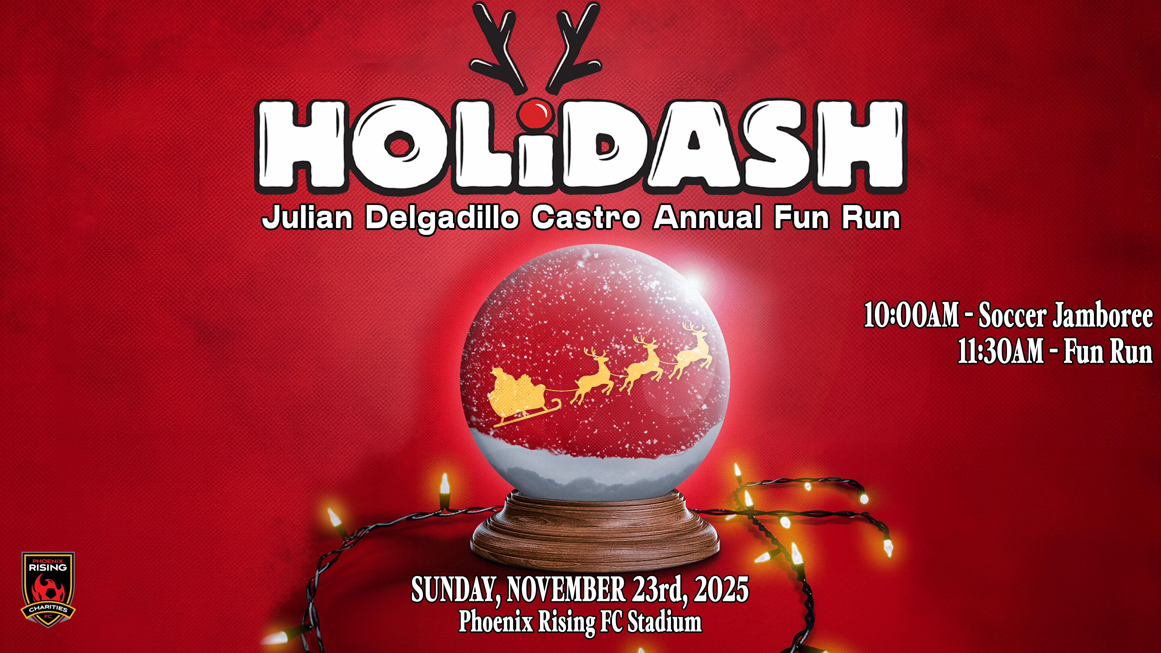 Campaign cover image for The Holidash - 10th Annual Fun Run