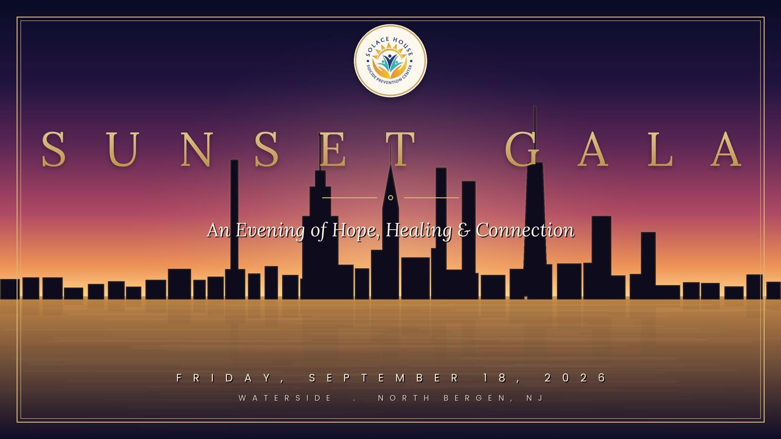 Campaign cover image for 2026 Solace House Sunset Gala