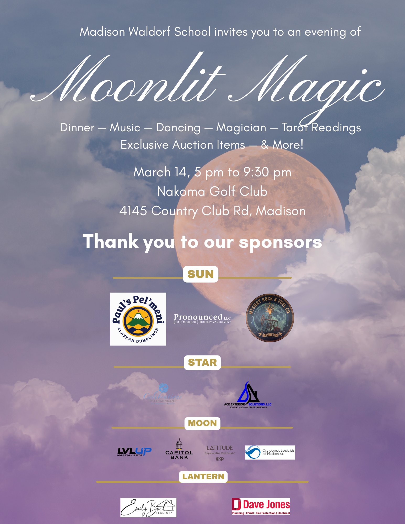 Campaign cover image for 2026 Planting Seeds of Joy: Moonlit Magic Auction & Gala