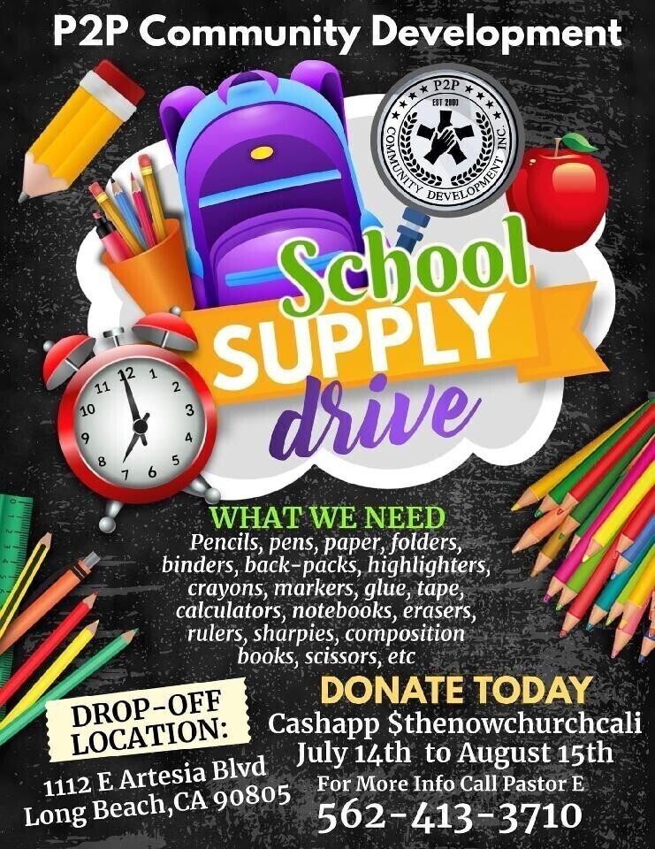 Campaign cover image for P2P Back to School Backpack Giveaway-2023