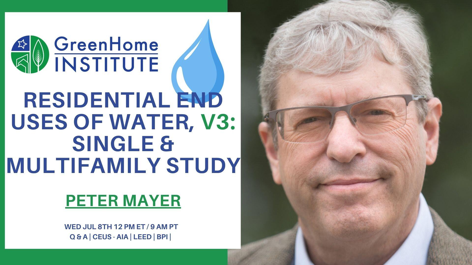 Campaign cover image for Residential End Uses of Water, v3: Single & Multifamily Study