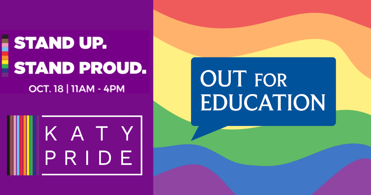 Campaign cover image for Standing Proud with Out for Education at Katy Pride