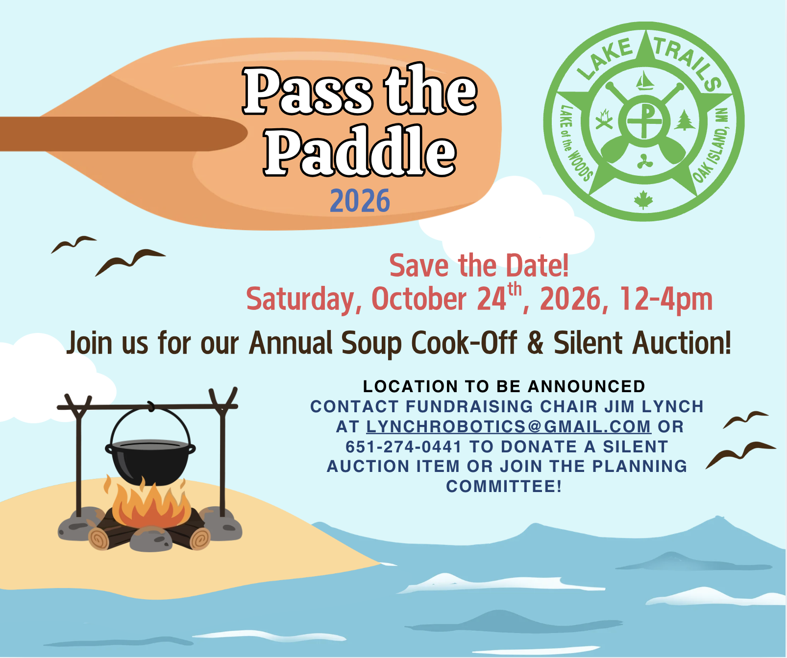 Campaign cover image for Pass the Paddle 2026
