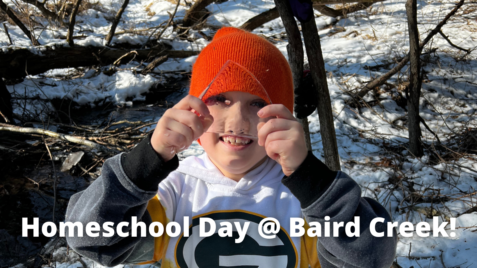 Campaign cover image for Homeschool Winter Exploration Day @ Baird Creek