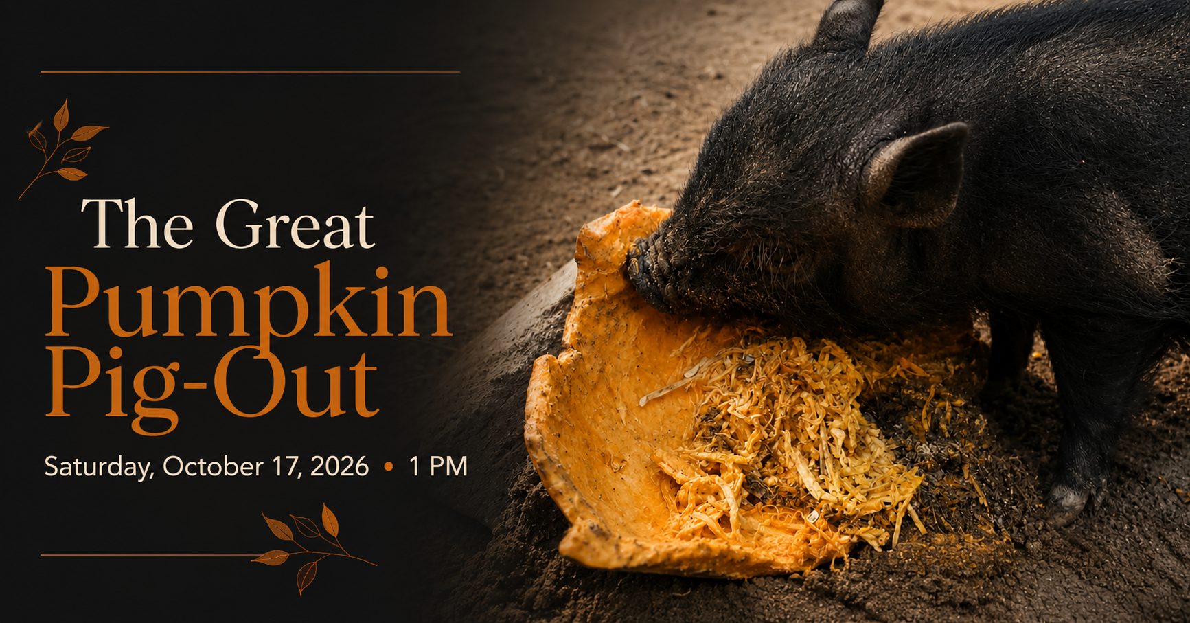 Campaign cover image for The Great Pumpkin Pig-Out 🎃🐷