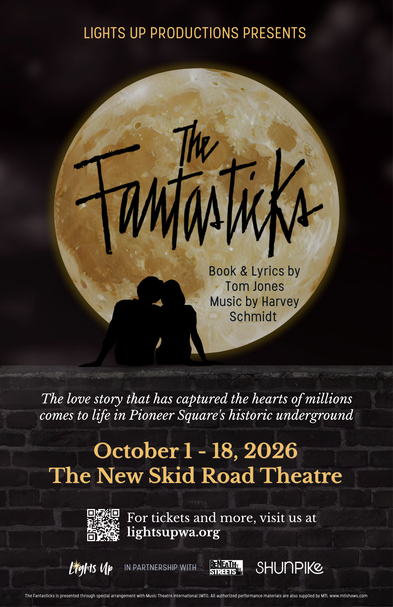 Campaign cover image for The Fantasticks - 2026 Run