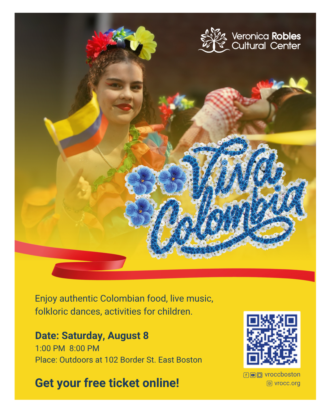 Campaign cover image for Festival Viva Colombia Boston 2026