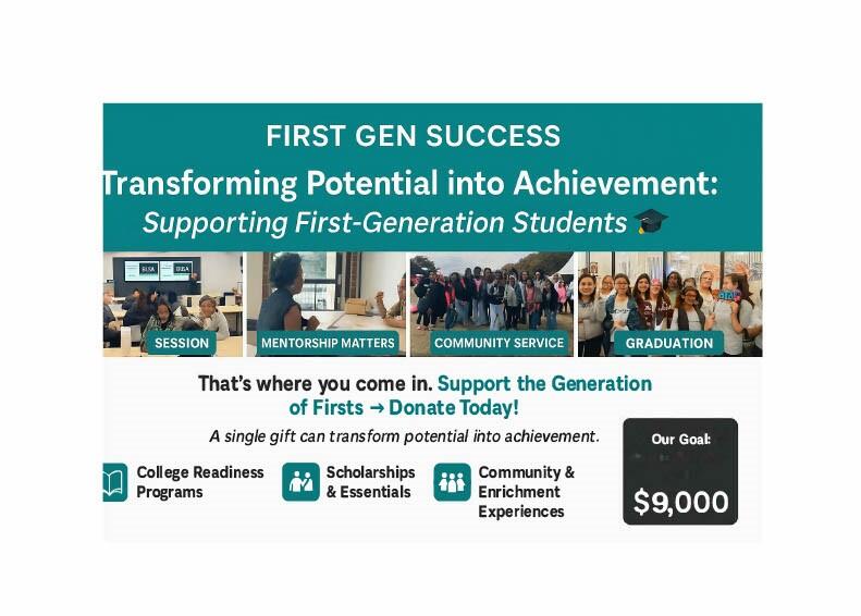 Campaign cover image for First Gen Success: Empower Her Journey to College Success