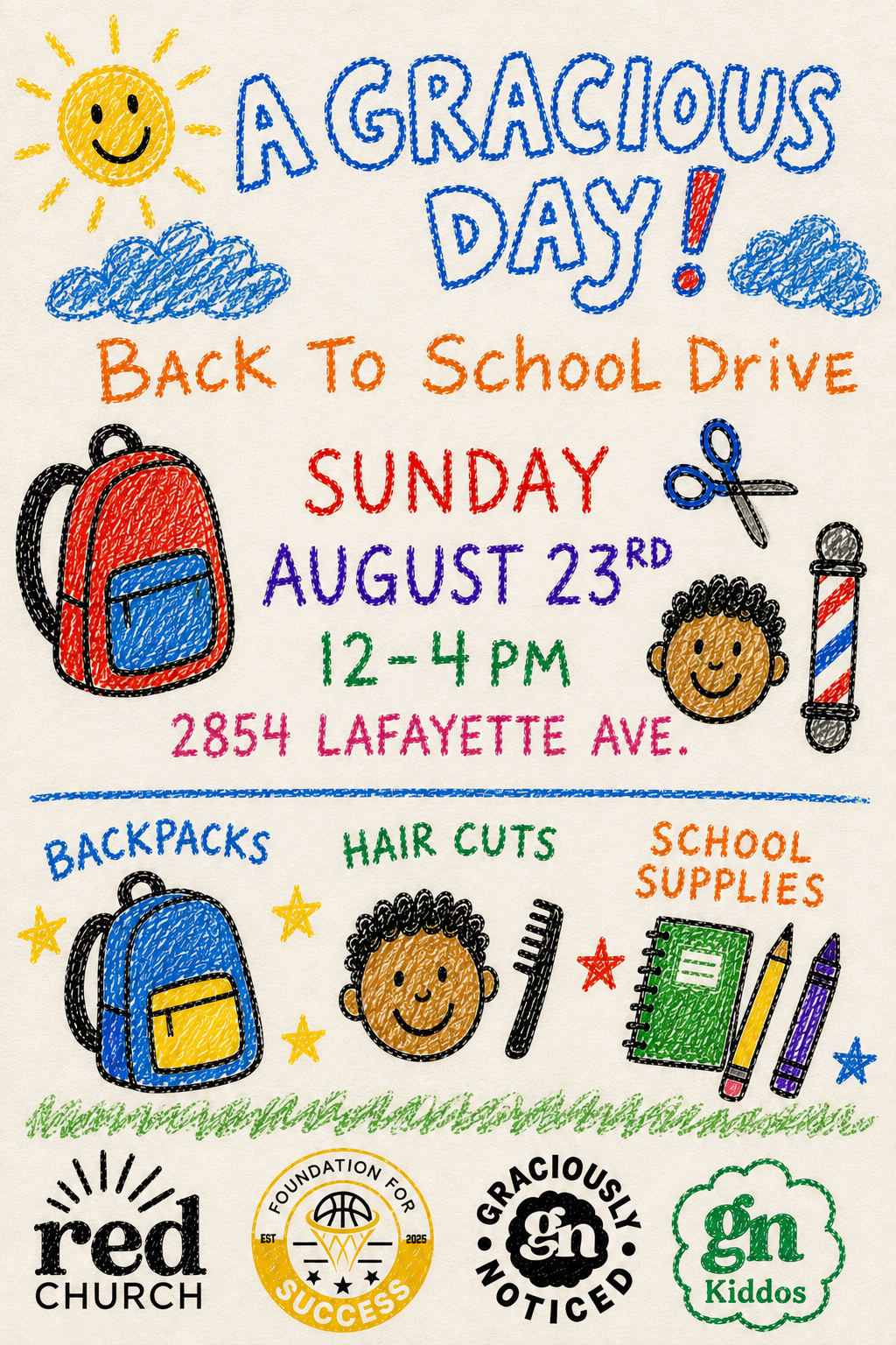 Campaign cover for A Gracious Day: Back to School Drive