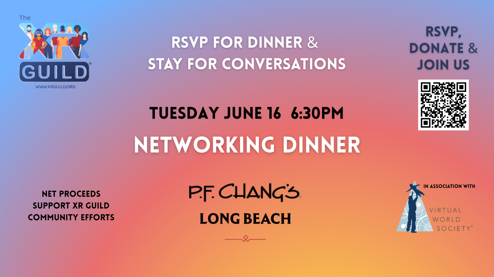 Campaign cover image for Professional Networking Dinner at AWE