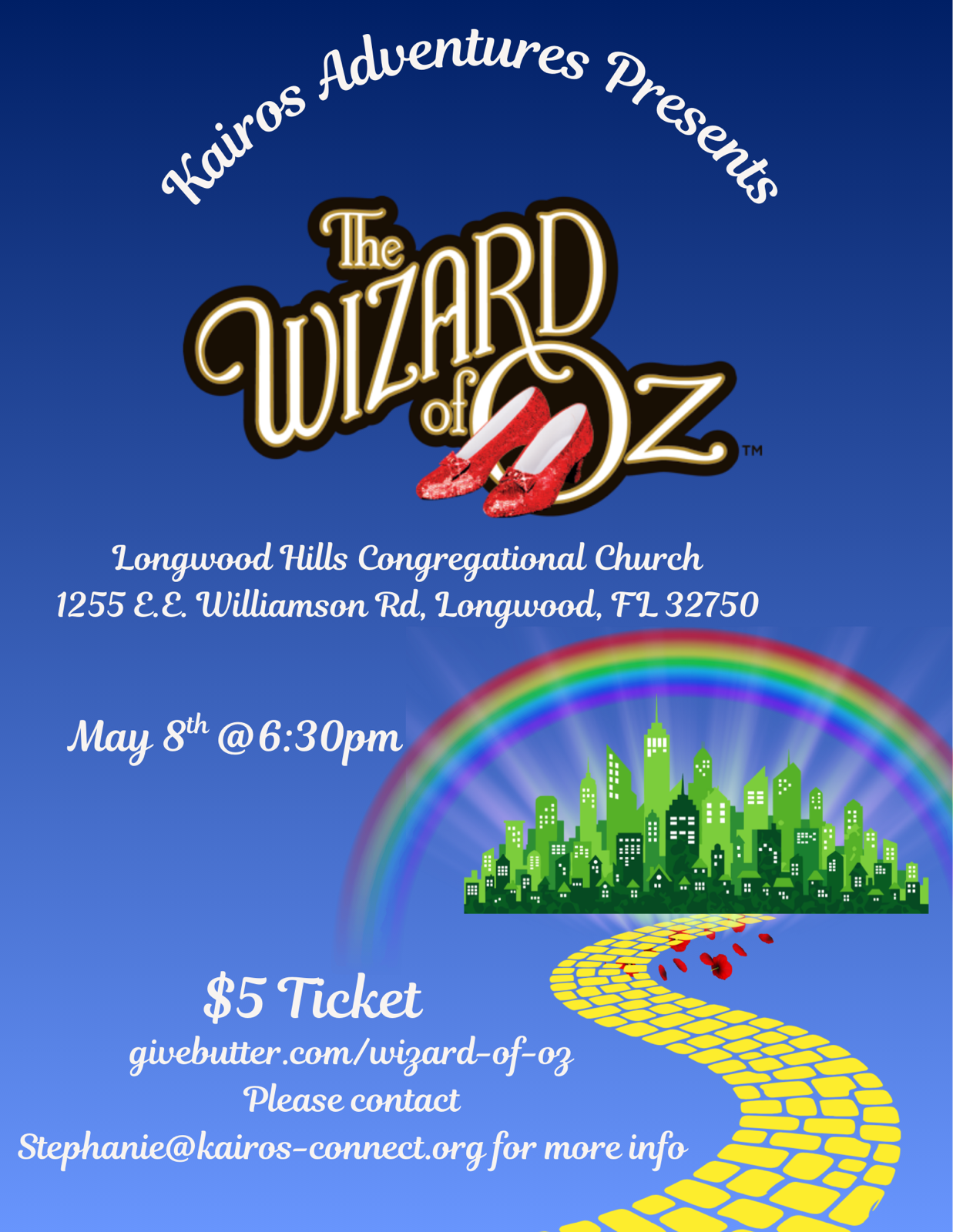 Campaign cover image for Orlando & Altamonte present "The Wizard of Oz"