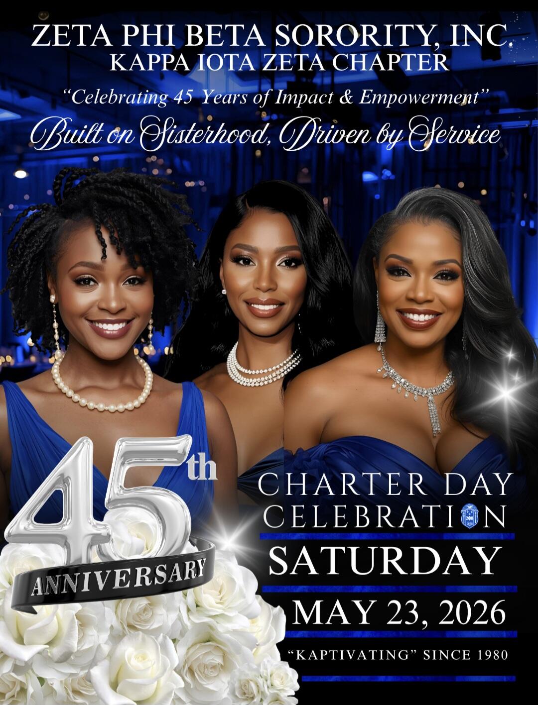 Campaign cover image for Kappa Iota Zeta 45th Chapter Anniversary