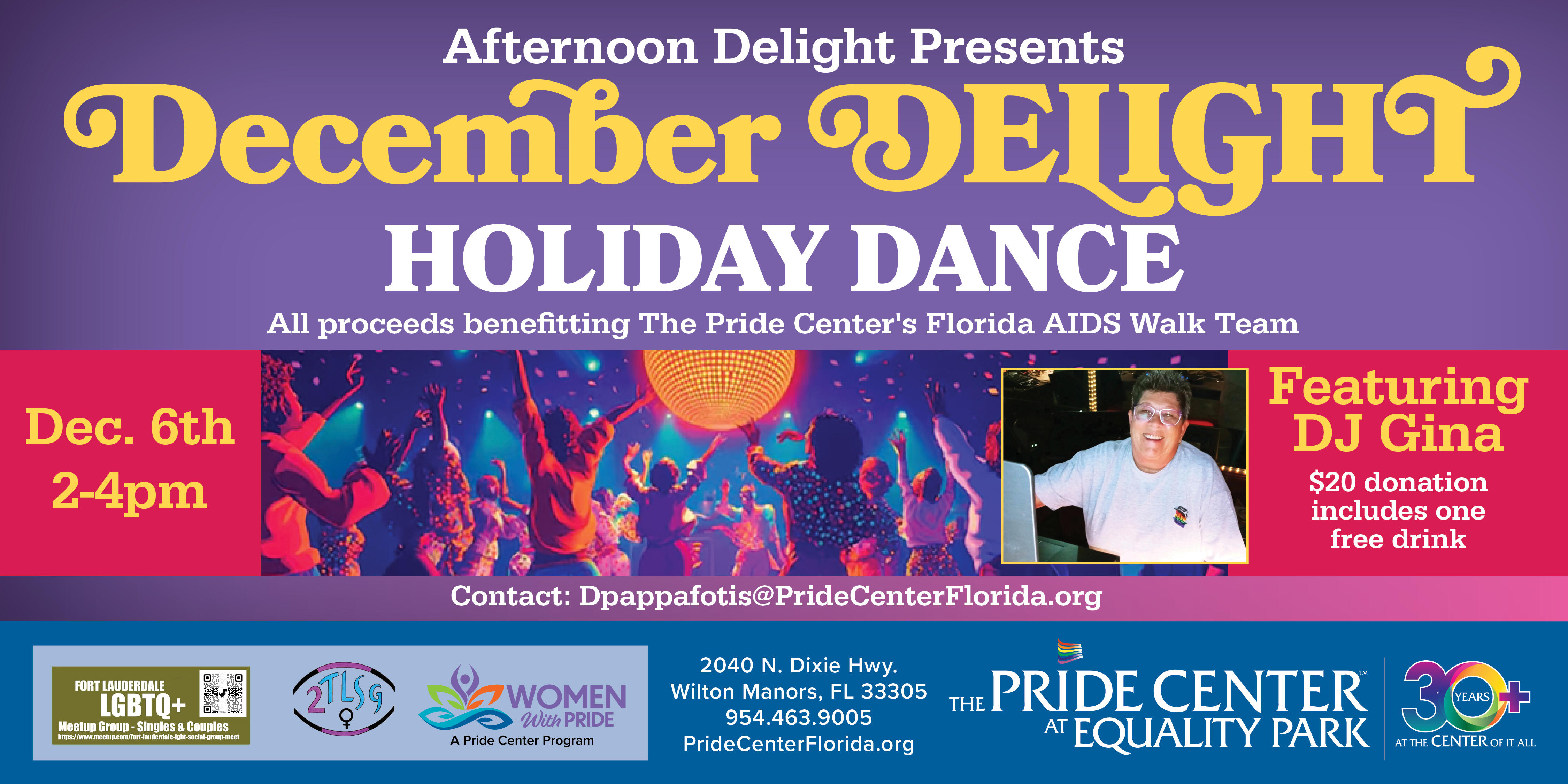 Campaign cover image for Afternoon Delight - December Delight Holiday Dance