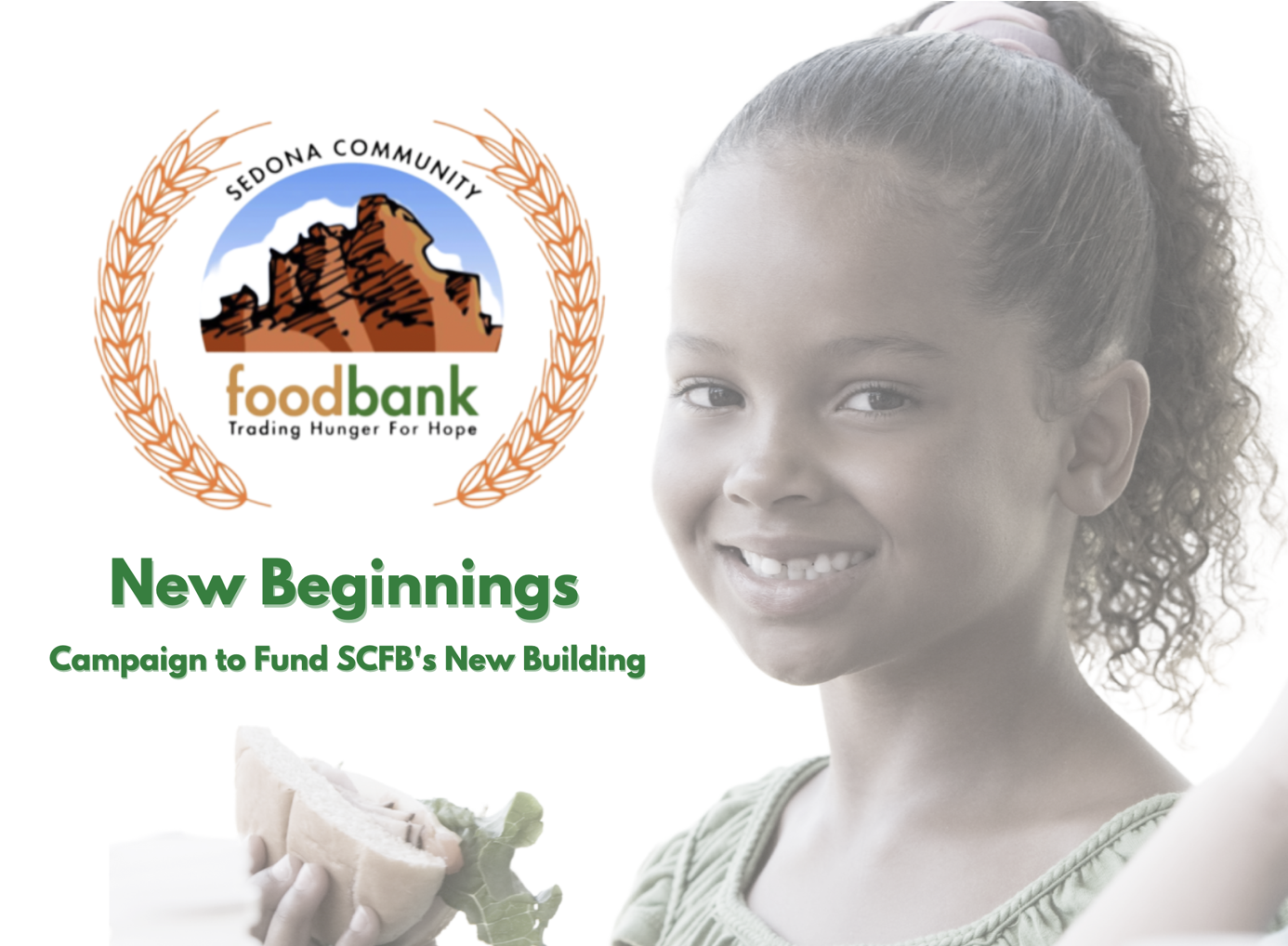 Campaign cover image for Sedona Community Food Bank New Beginnings Campaign