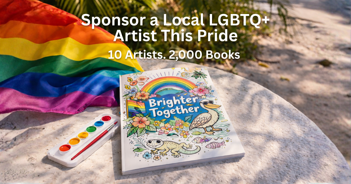 Campaign cover image for Sponsor a Local LGBTQ+ Artist This Pride
