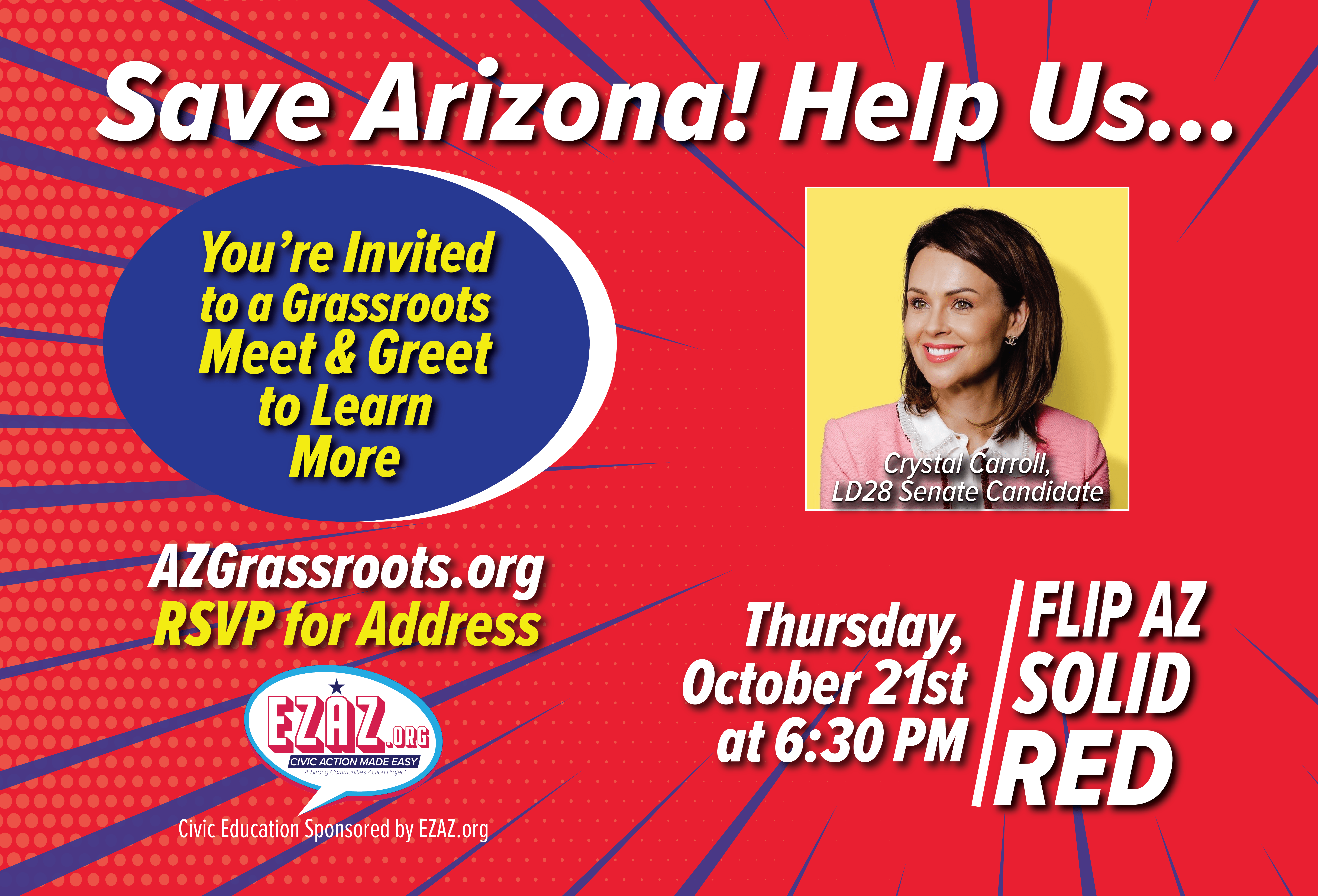 Campaign cover image for AZ Grassroots Meet & Greet - October 21st