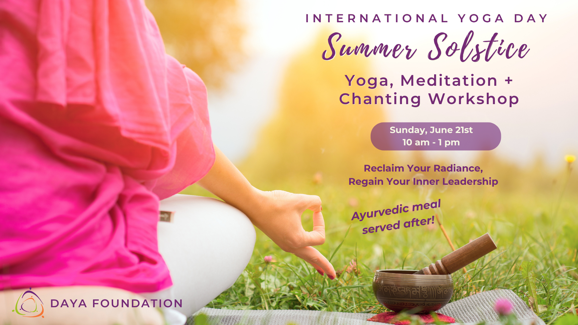 Campaign cover image for Summer Solstice International Yoga Day Event