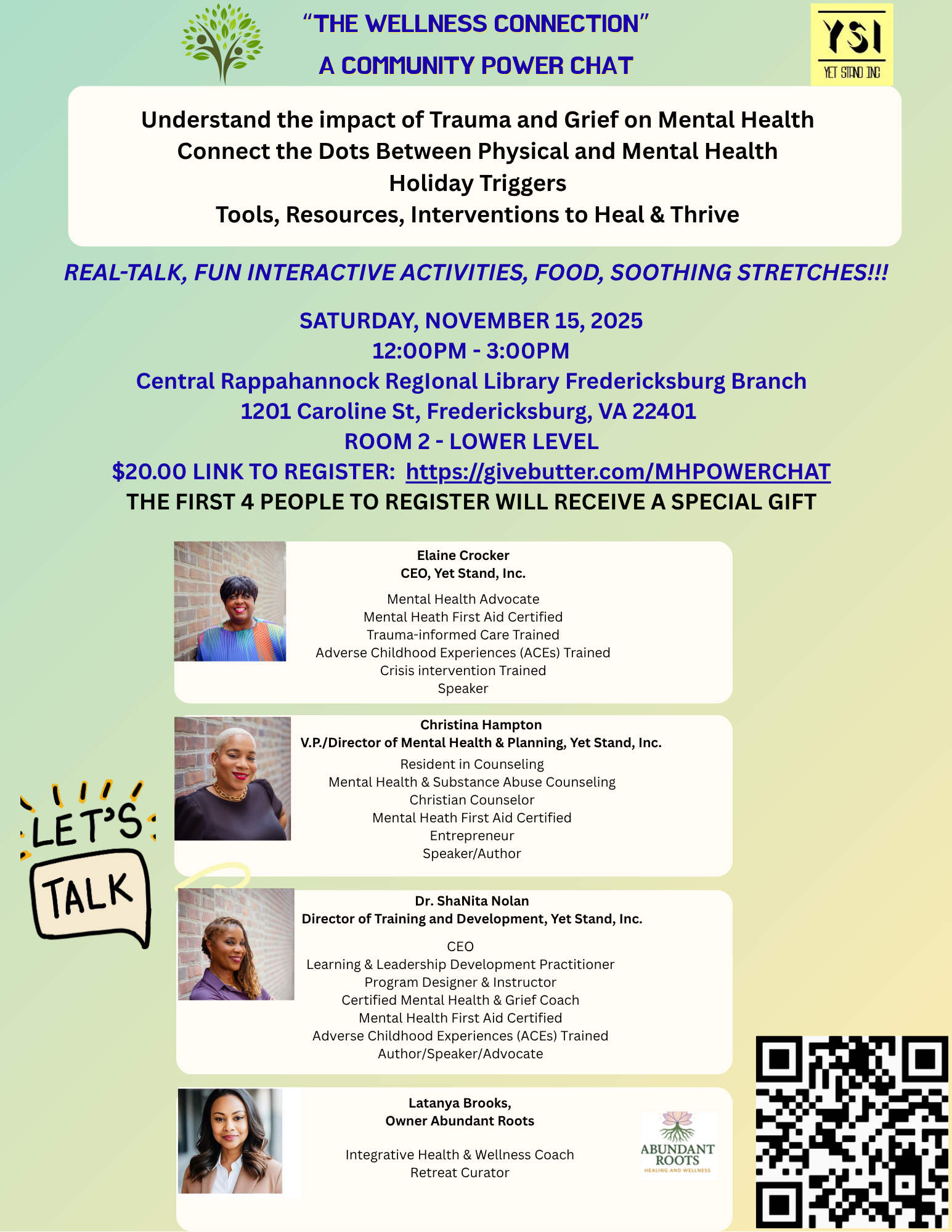 Campaign cover image for The Wellness Connection - Community Power Chat 11.15.25