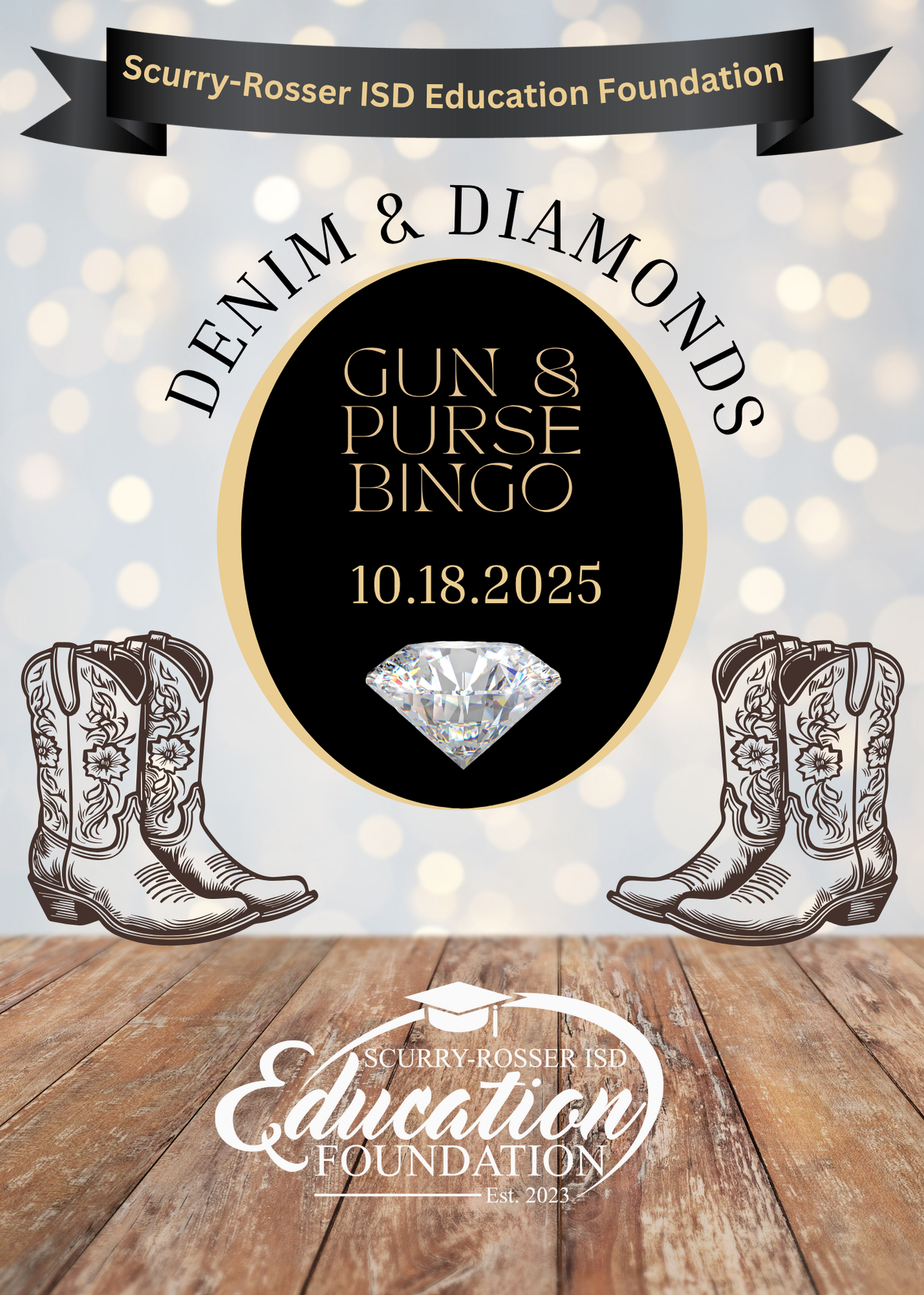 Campaign cover image for 2025 Denim & Diamonds Purse & Gun Bingo