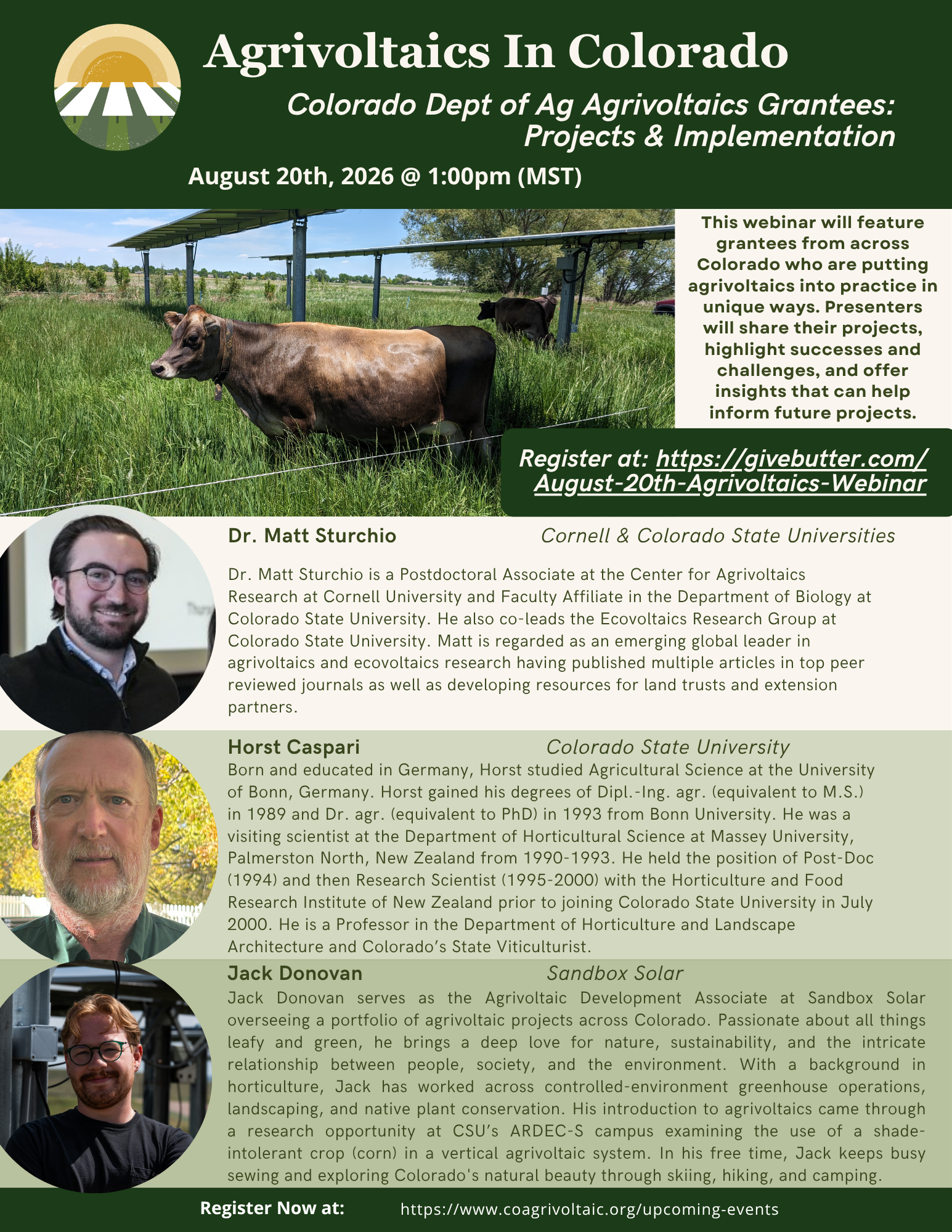 Campaign cover image for Agrivoltaics Webinar: Other CDA Agrivoltaics Grantees