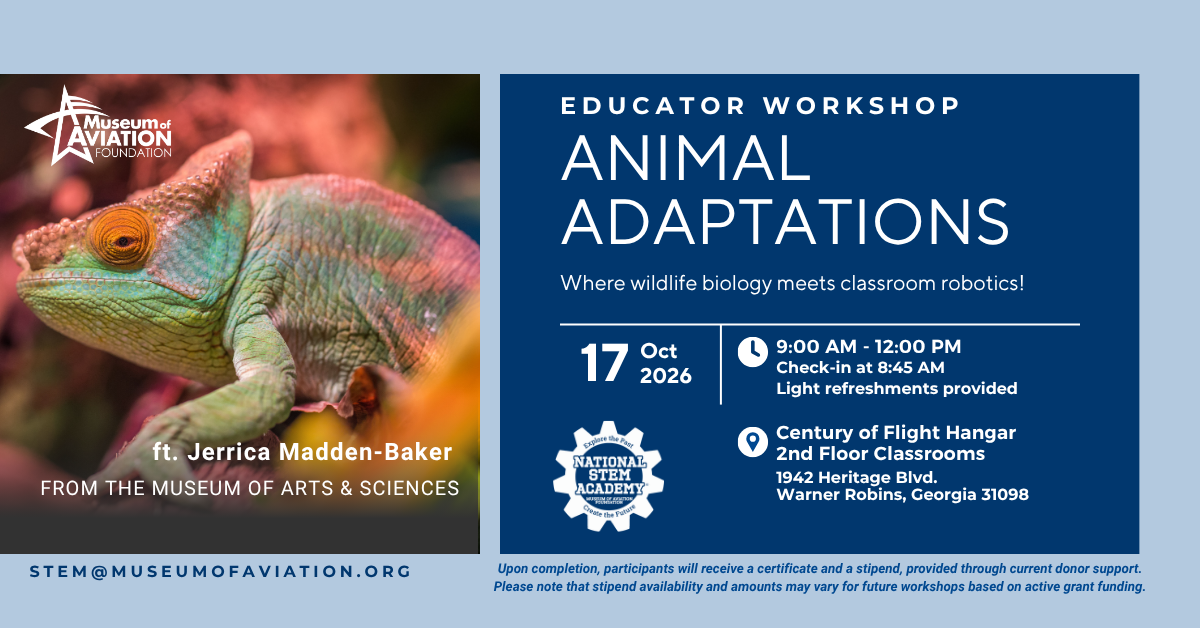 Campaign cover image for NSA - Educator Workshop - Animal Adaptations