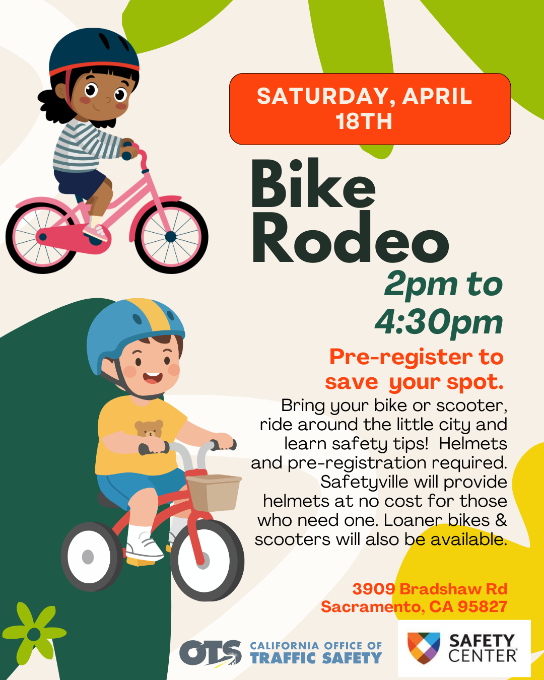 Campaign cover image for Safetyville Bike Rodeo - April 18, 2026