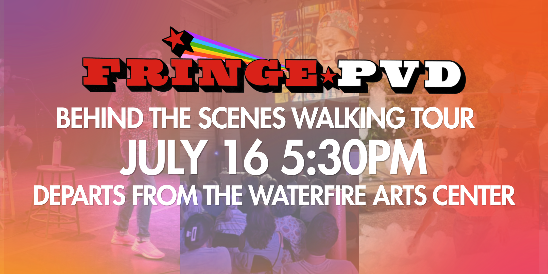 Campaign cover image for Gallery Night 2026 - July 16 5:30PM Fringe Festival Behind The Scenes Walking Tour