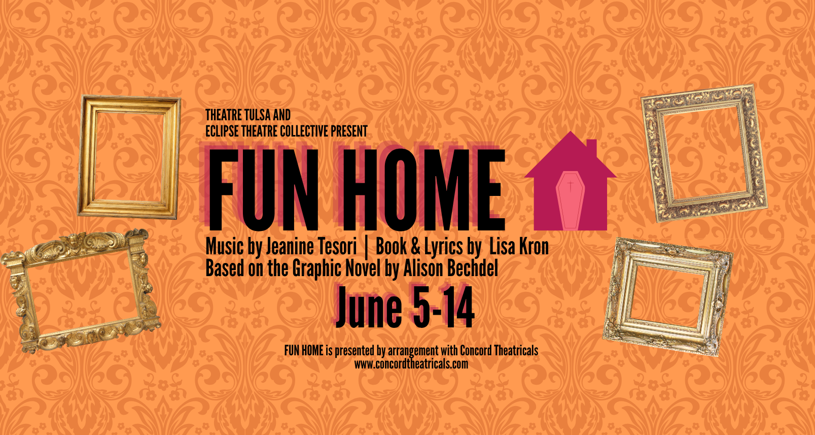 Campaign cover image for Fun Home, presented by Theatre Tulsa & Eclipse Theatre Collective