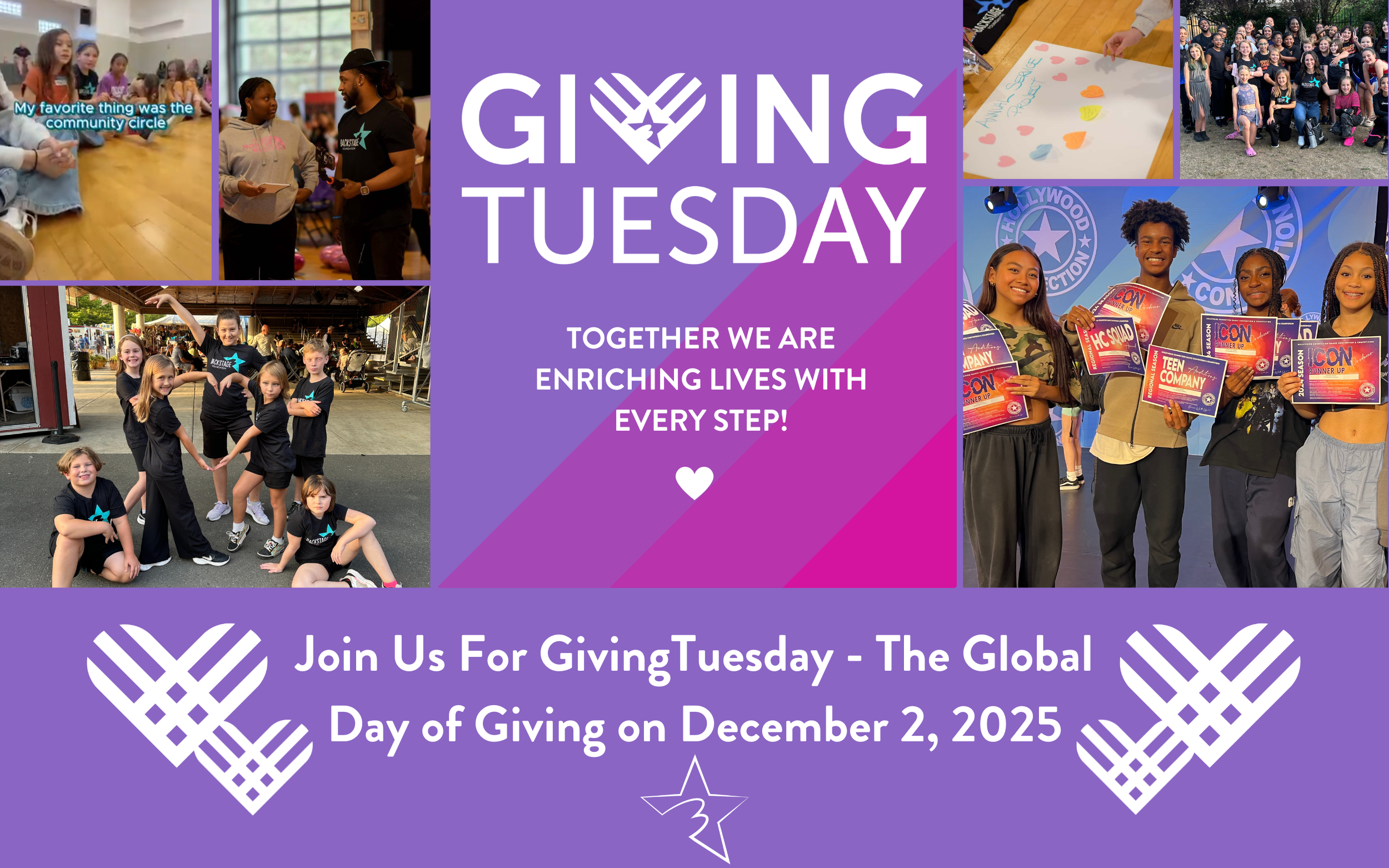 Campaign cover image for The Backstage Foundation GivingTuesday