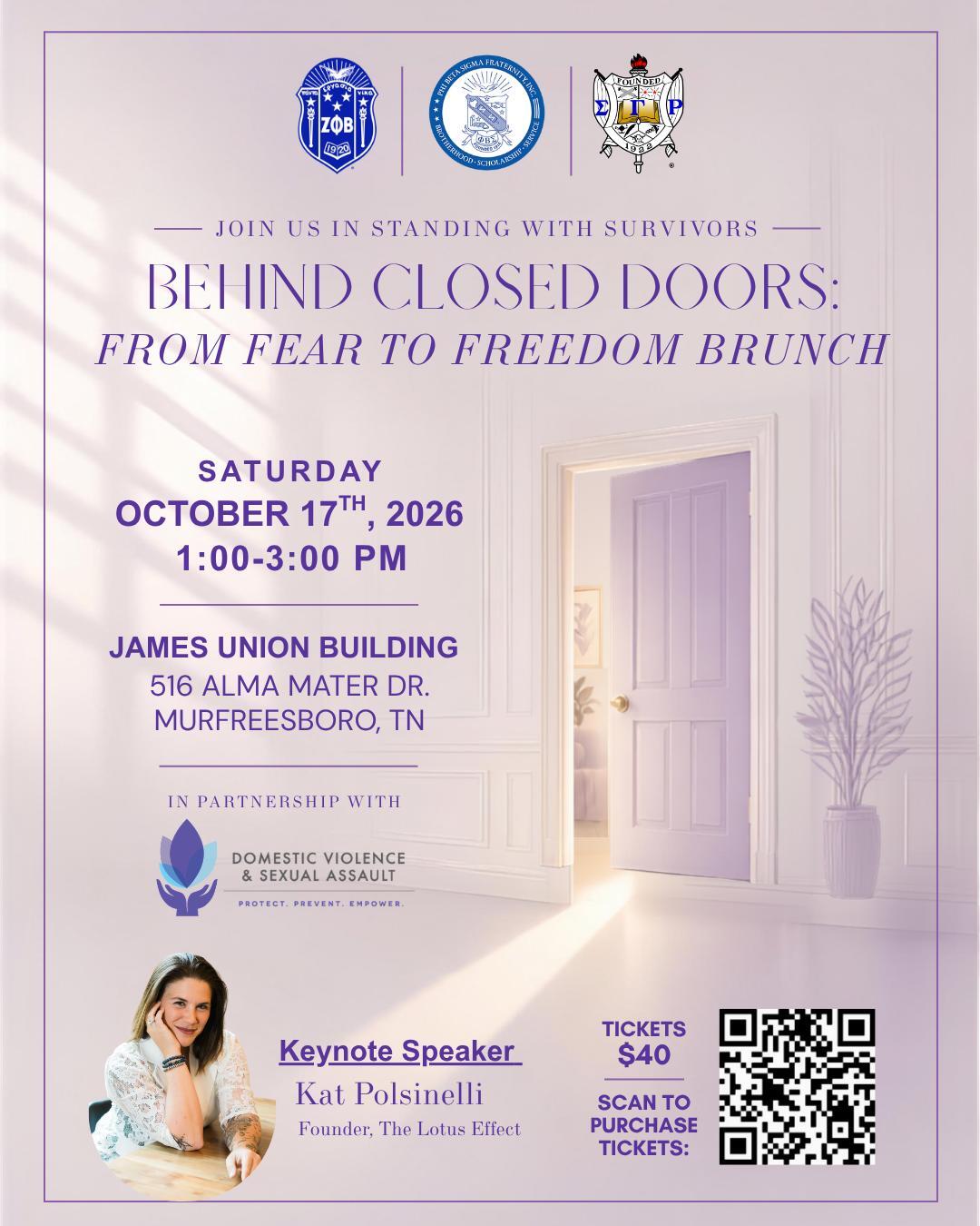 Campaign cover image for Behind Closed Doors