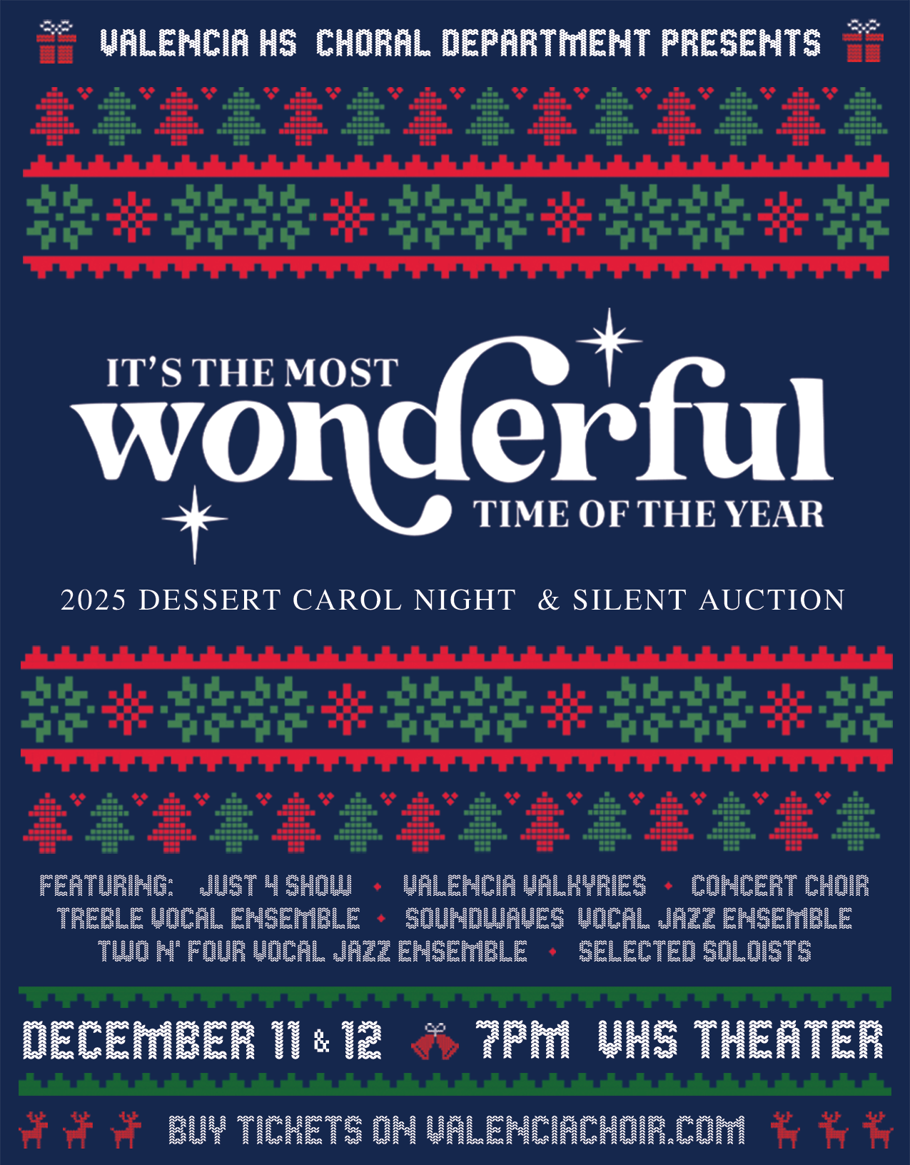 Campaign cover image for Dessert Carol Night 2025: VHS Choir's Annual Winter Concert and Silent Auction