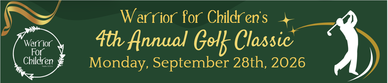 Campaign cover image for 4th Annual Warrior for Children Golf Classic & Fundraiser