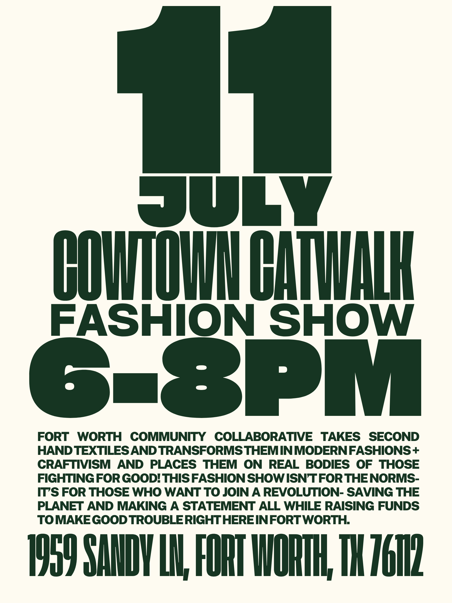 Campaign cover image for Cowtown Catwalk 26
