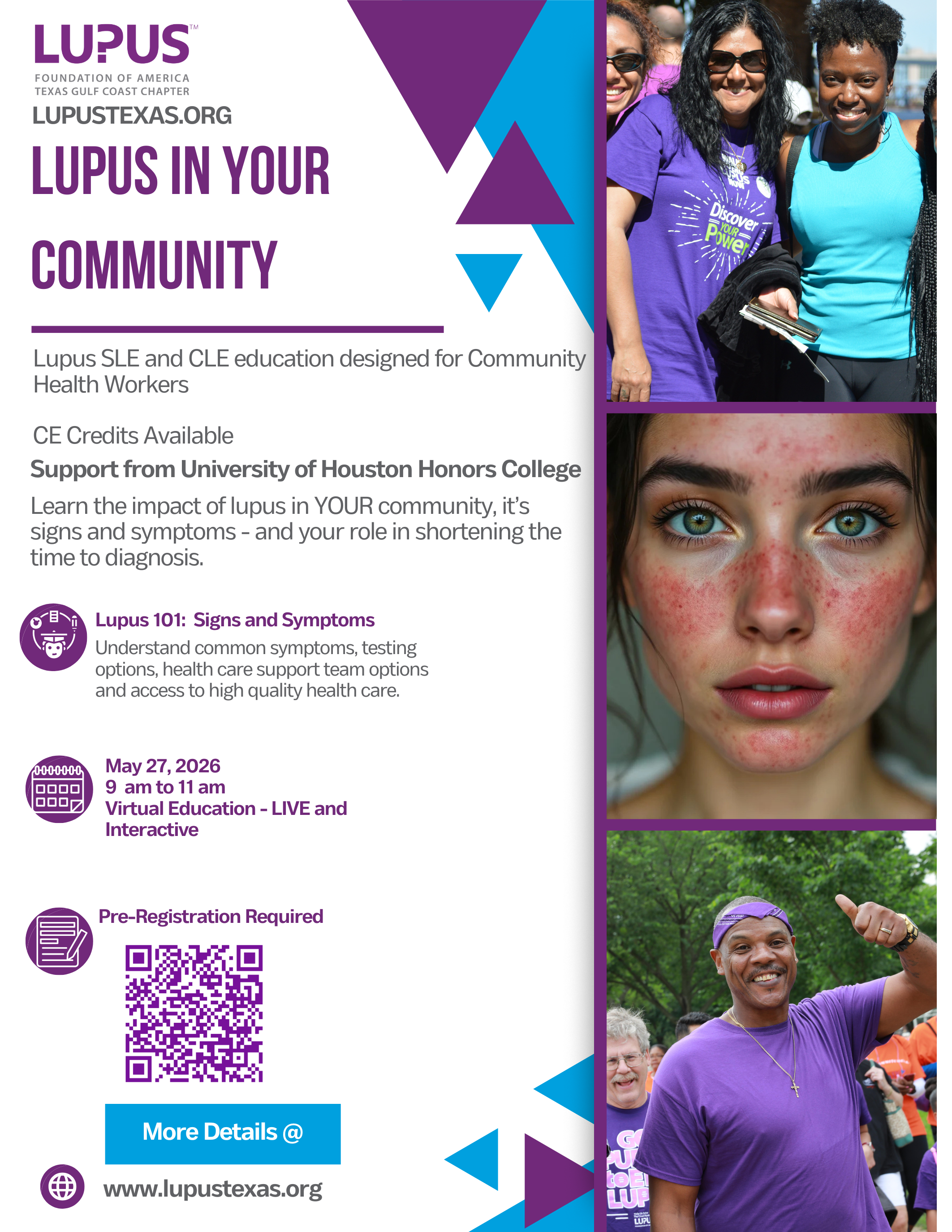 Campaign cover image for Lupus 101 Signs & Symptoms: Empowering Community Health Workers to Educate & Advocate