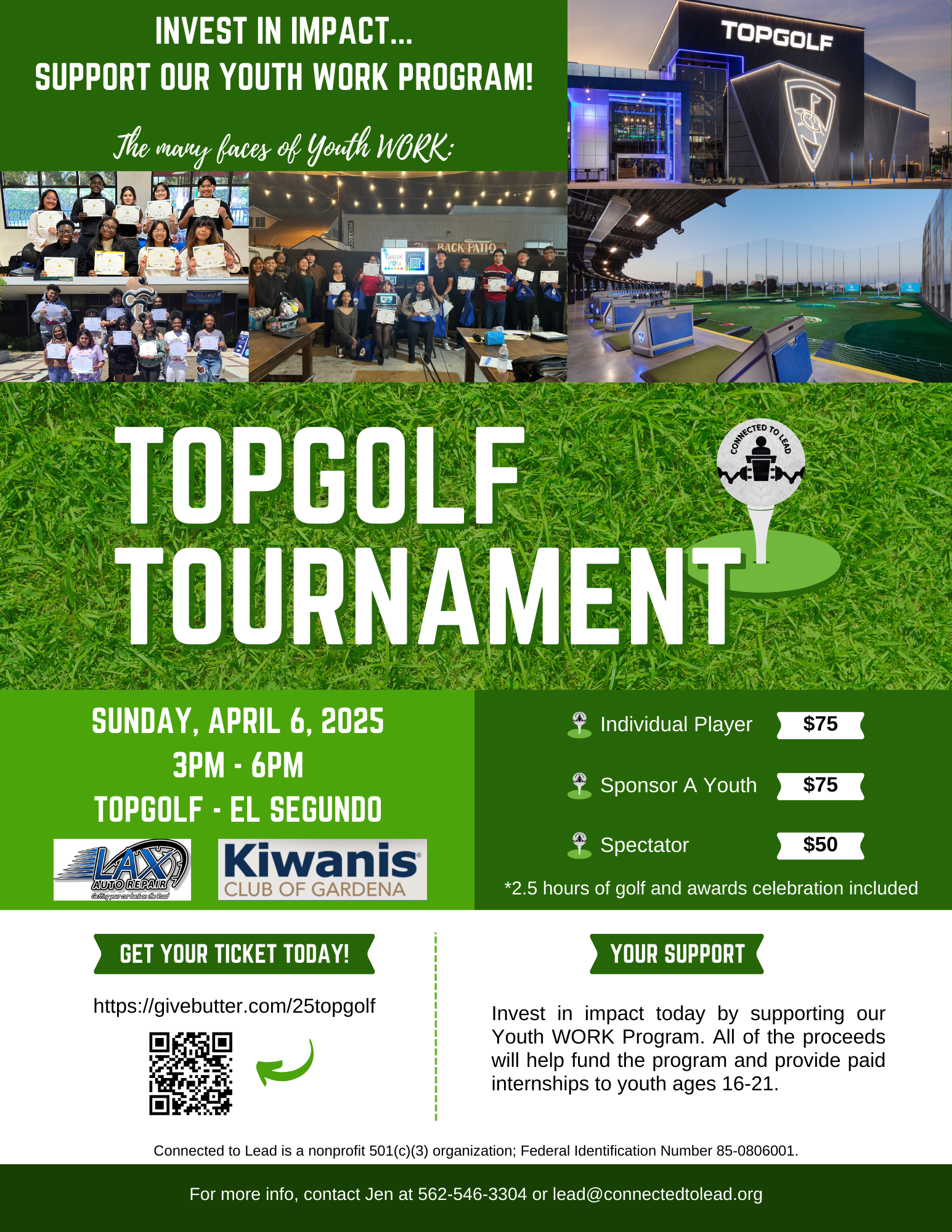 Campaign cover image for 2025 Topgolf Tournament